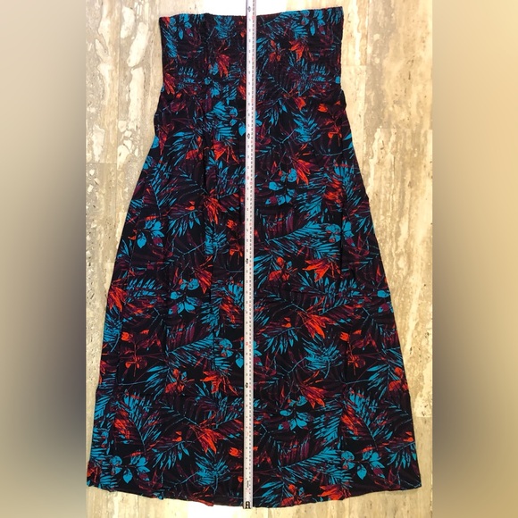 Women’s Strapless Maxi Dress / Sundress Elastic Tube Top Plus Size - Picture 5 of 10